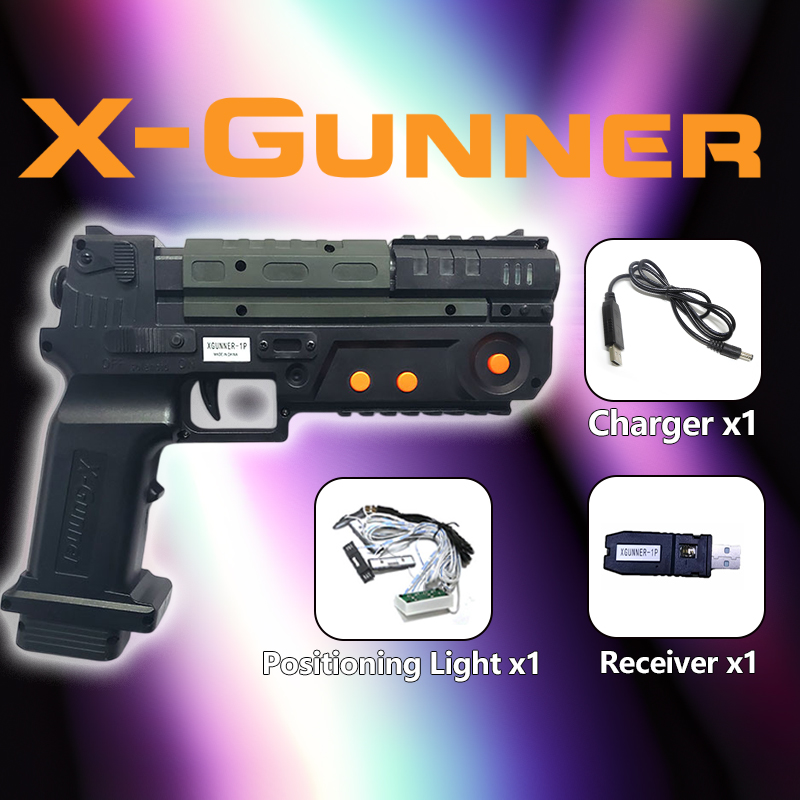 Gun Shooting Arcade - مسدس ضوئي لاسلكي X-GUNNER لمحاكي ألعاب