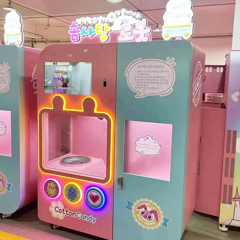 Popcorn Vending Machine - آلة بيع حلوى القطن عالية الجودة