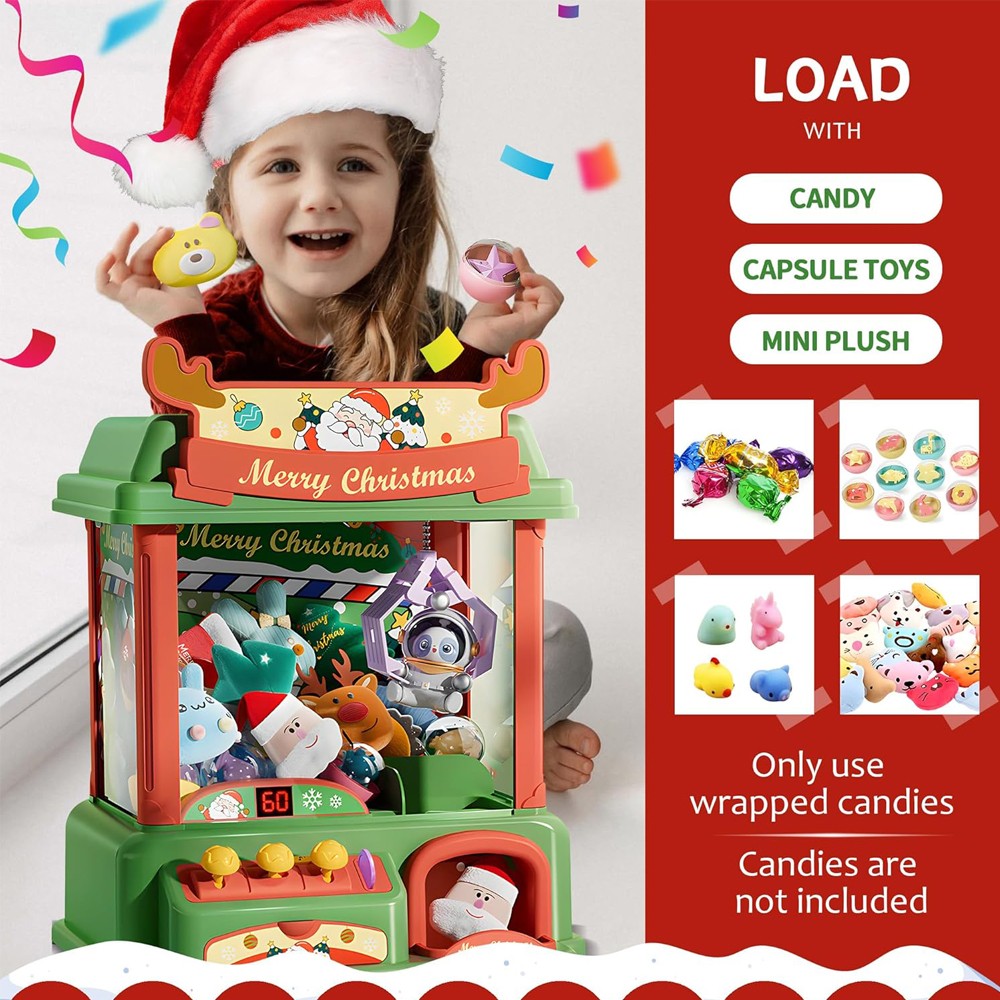 آلة مخلب عيد الميلاد للأطفال ، - مراجعة Arcade Vending & Laundry Revenue وسعره