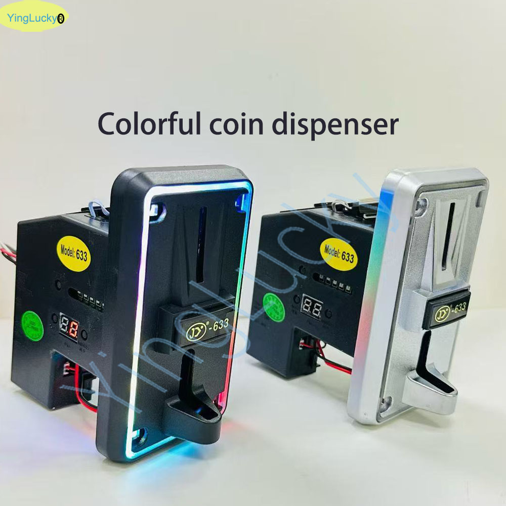 الملونة LED متعددة عملة متقبل  - مراجعة Arcade Vending & Laundry Revenue وسعره