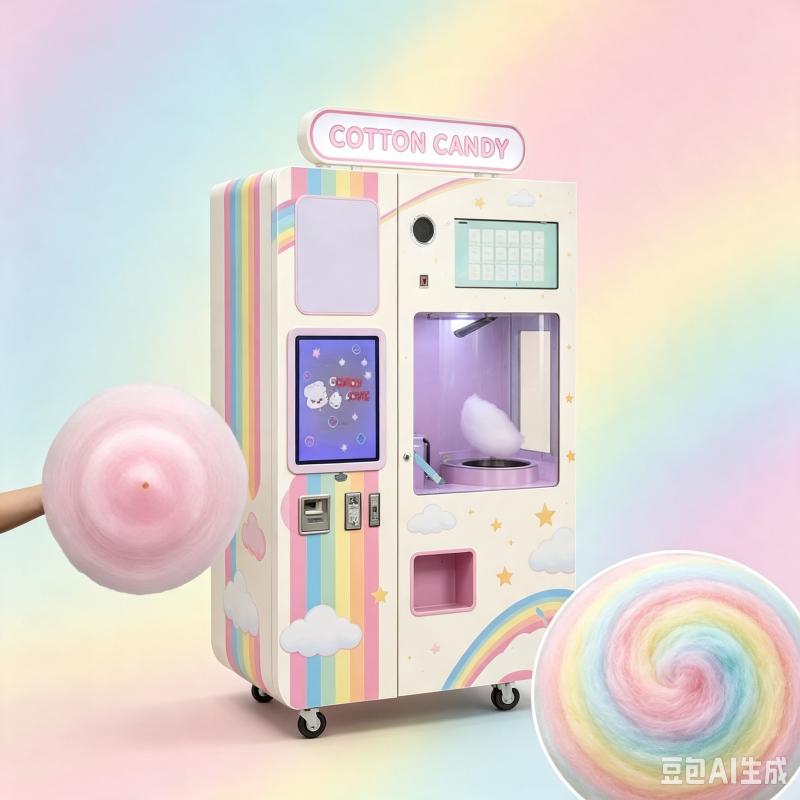 آلة بيع حلوى القطن الذكية المخ - مراجعة Candy Floss Machine وسعره