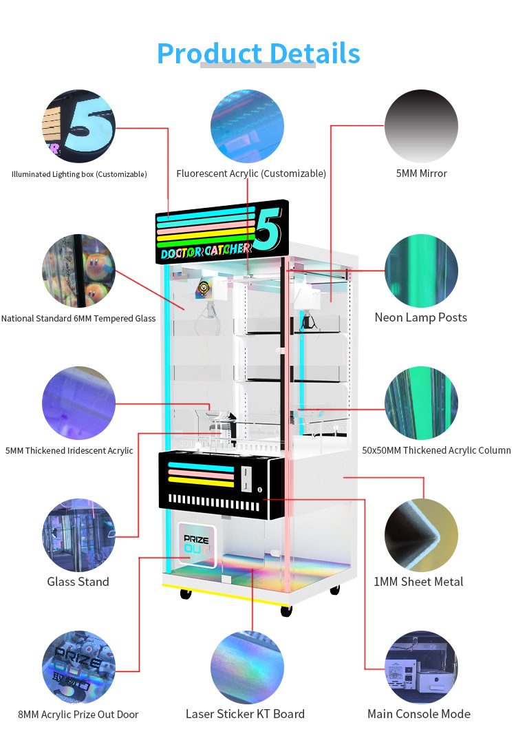 حار بيع داخلي ممر مخلب كرين لع - مراجعة Arcade Prize Vending Machine وسعره