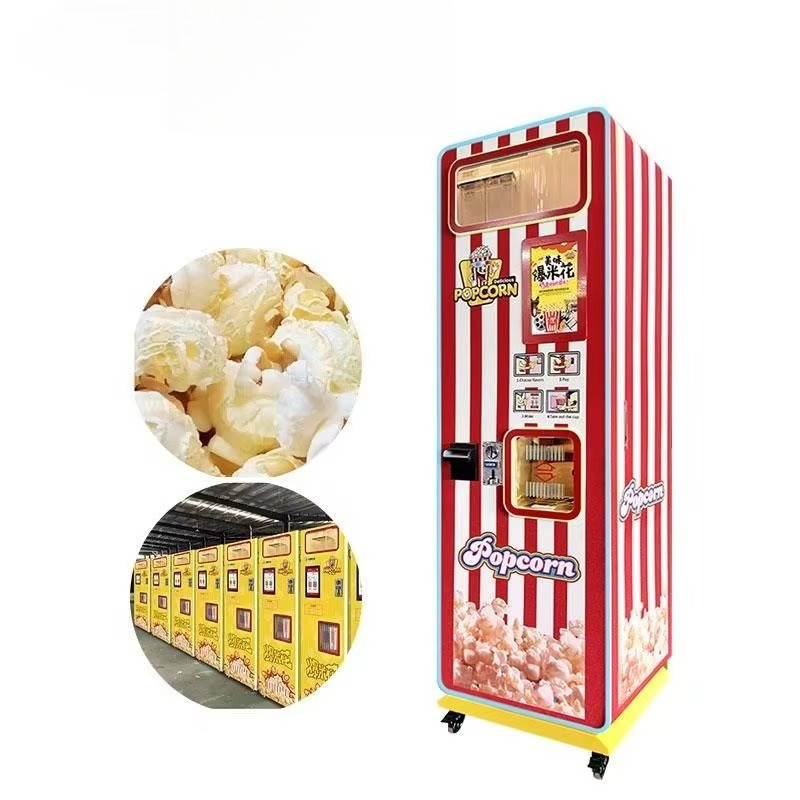 آلة بيع الفشار فائقة النكهة بس - مراجعة Popcorn Vending Machine وسعره