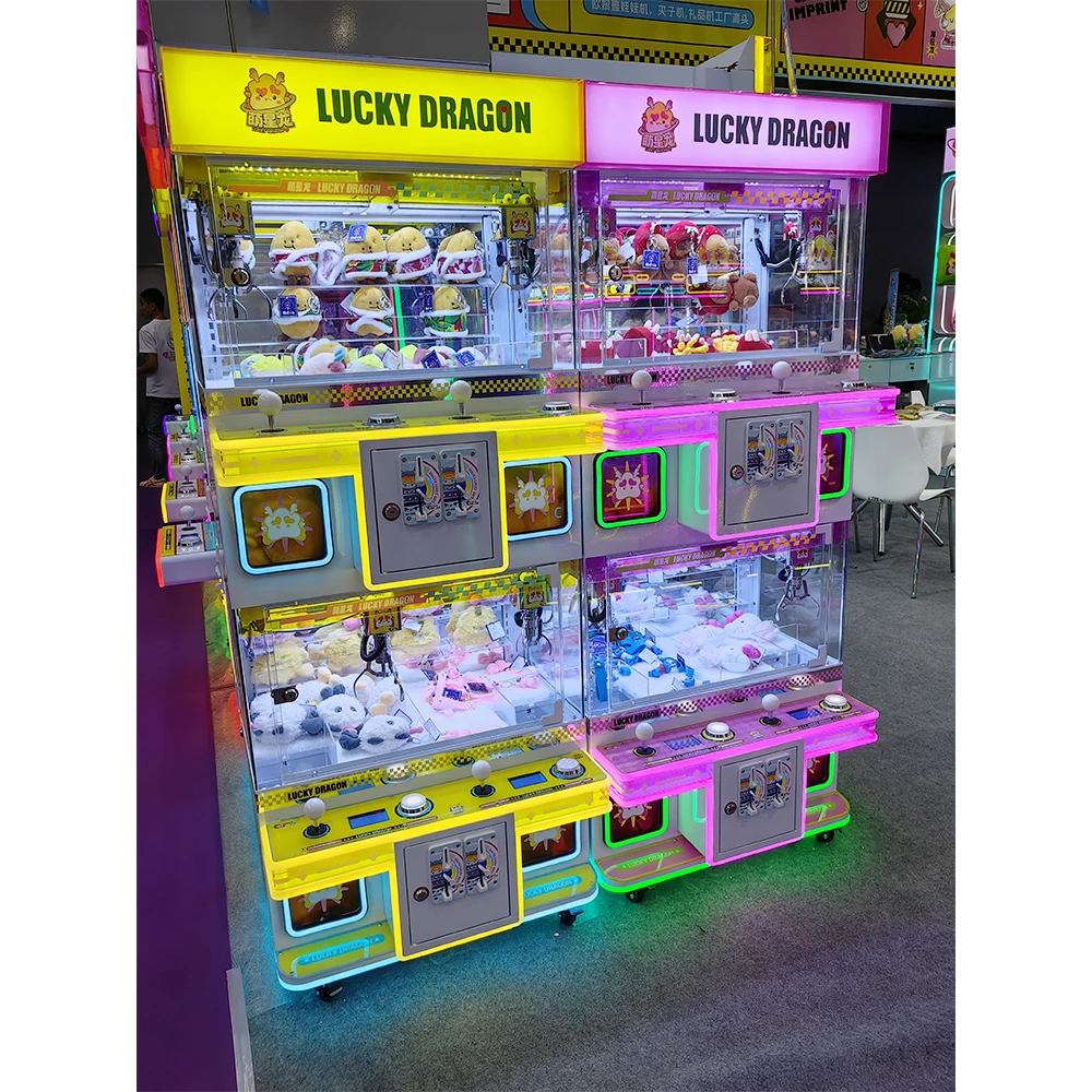 # آلة مخلب ملونة جديدة لعبة ال - مراجعة Arcade Prize Vending Machine وسعره