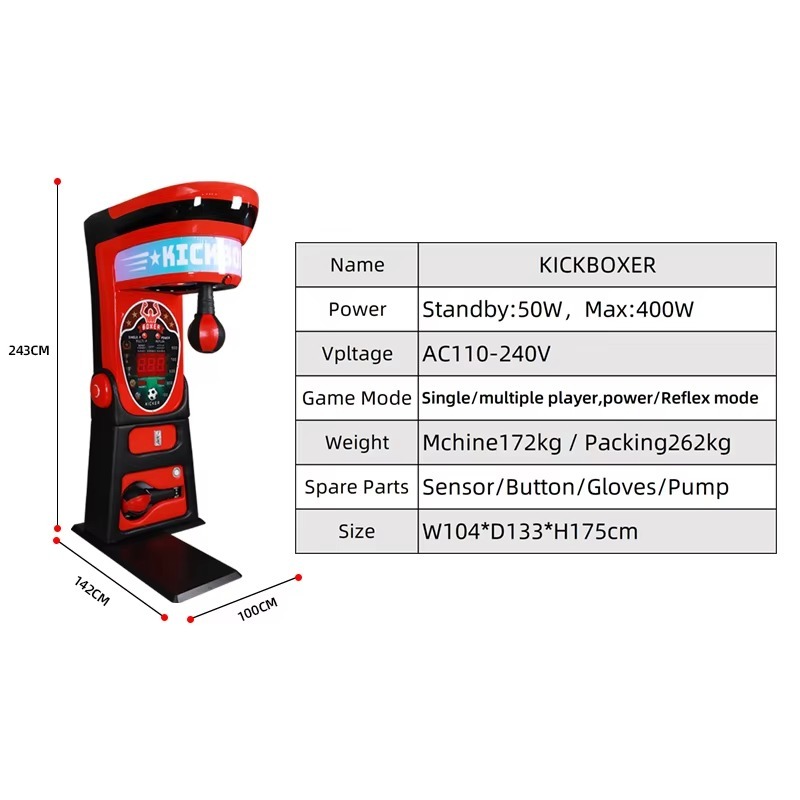 آلة ملاكمة معدنية جديدة تعمل ب - مراجعة Arcade Vending & Laundry Revenue وسعره